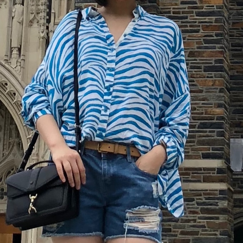 Urban Outfitters Batwing Long Sleeve Shirt, Size S-M - Picture 3 of 16